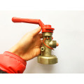 La válvula portátil del extintor de incendios abc de aluminio parte el tipo del polvo seco